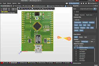 design a professional pcb for your electronics project using altium designer