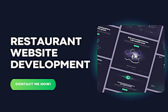 create a website for your restaurant or business