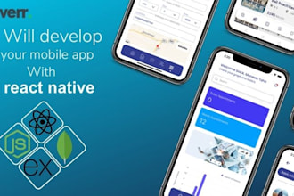 be your expert react native developer for cross platform mobile app development