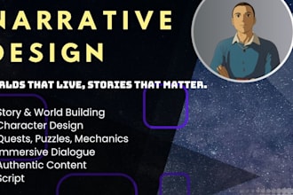 design immersive game lore, script, and story flow