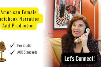 create an acx standard amercan female audiobook