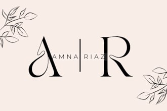 design a unique professional initial letter logo
