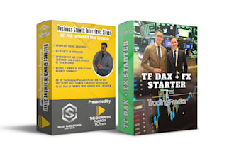 design 3d box digital product mockup, online course cover