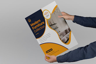 best professional furniture flyer for 3 business