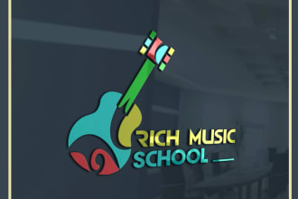 do modern music, radio, hip, dj, tv entertainment logo