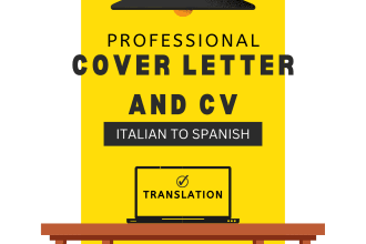 translate your CV from italian to spanish