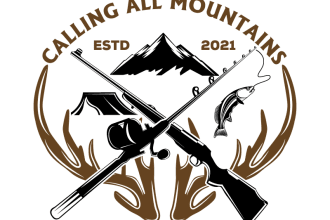 do create emblem adventure outdoor hunting fishing logo design and redesign