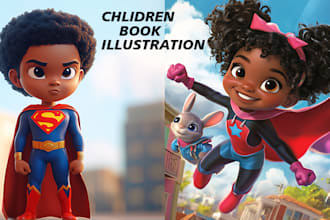illustrate children book illustration and story book illustration