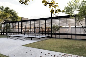 create realistic exterior 3d rendering