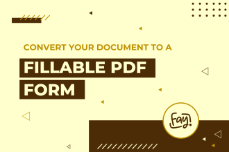 convert your document to a fillable PDF form