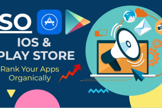 app store optimization aso, for app store, play store, and amazon app store