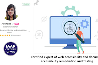 do accessibility audits based on wcag 7 yrs of exp iaap  cpwa