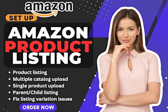 set up amazon seller central account and product listing