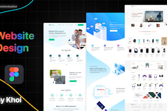 create professional uiux web design templates in figma