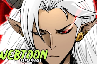 create a professional webtoon for you