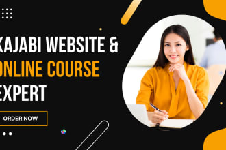 do kajabi online course website, sales page, kajabi landing page, kajabi expert