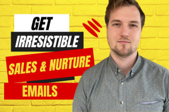 create an irresistible email marketing campaign to boost sales or nurture leads
