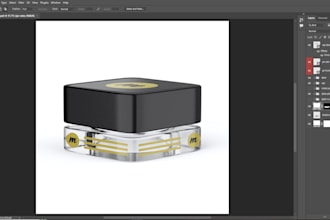 make editable PSD template or 3d mockups for your product