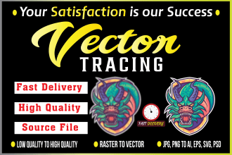 do vector tracing, redraw, edit and modify any logo, image and text