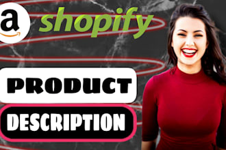 write powerful amazon and shopify product descriptions