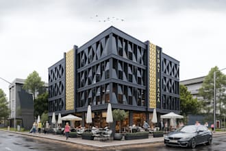 design best house exterior model and commercial architectural 3d rendering