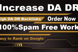 increase da DR of your website with high da DR backlinks