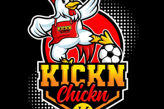 create unique sports and gaming logo