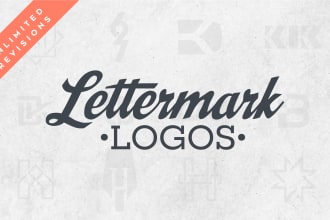 create elegant lettermark logo