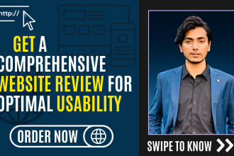 review your website for optimal usability, offering effective recommendations
