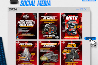 design professional social media posts and static ads