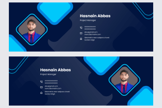 create a stunning and professional clickable HTML email signature