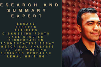 be your professional essay writer or research expert