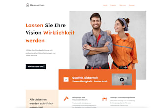 create a modern wordpress page