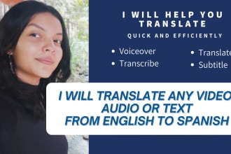 translate, voiceover, transcribe any video, serie, movie or documentary