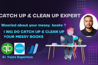 set up clean up in quickbooks online bookkeeping  xero wave