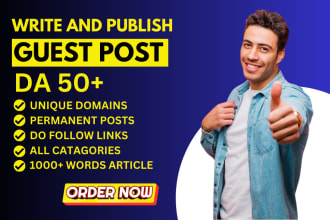publish high da guest posts for quality backlinks