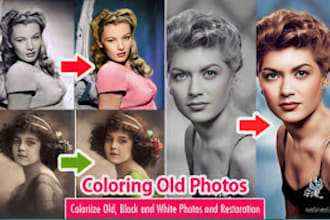 colourize black and white photo