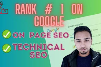 complete on page SEO off page technical  full monthly service