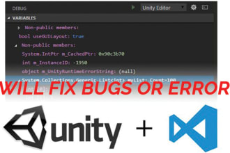 fix bugs and errors in your unity game