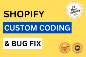 do complete shopify custom liquid coding, bug fixing and customization