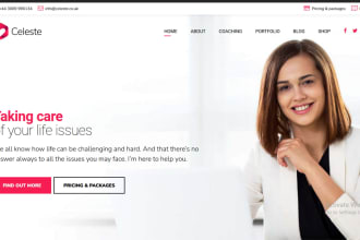 build life coaching website, coaching website, life coach and consultancy site