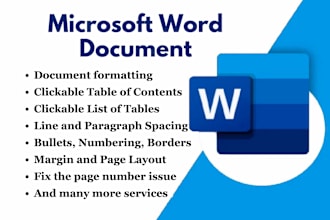 fully format your thesis, article or dissertation in ms word