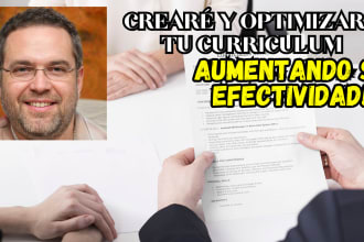 crear y optimizar tu curriculum vitae cv