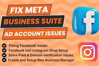fix issues or set facebook ad account meta business manager suite pixel errors