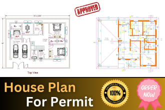 draw complete set of construction drawings for city permit