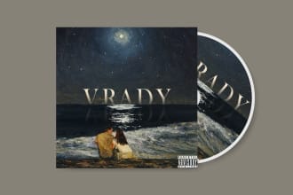 design your music album cover for spotify or apple music