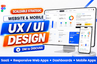 design, redesign, UX UI, web app design, saas dashboard design in figma