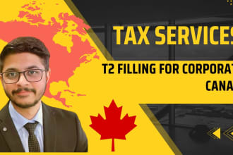 prepare tax returns for canadian business t2 schedules