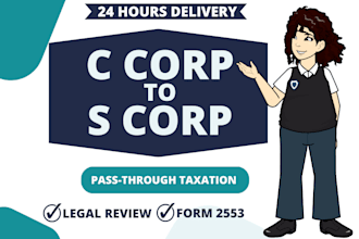 convert c corp to s corp by filing form 2553