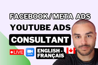 be your facebook ads, meta ads instagram, youtube ads coach consultant